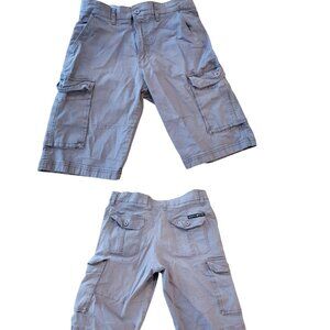 Beverly Hills Polo Club Men's 10" Cargo Shorts in Slate/Stone Gray